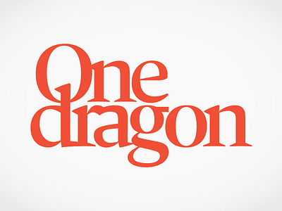 One Dragon Logo