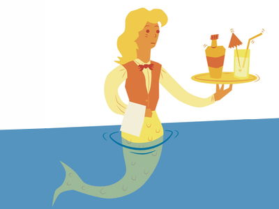 oops sorry mermaid eating clipart