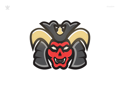 Samurai mascot logo