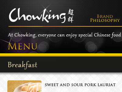 Redesign Project layout redesign restaurant web design