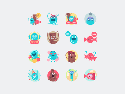 More Candies candies candy character emoji