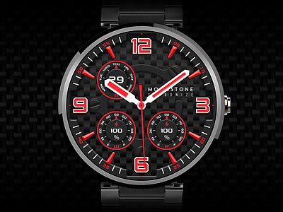 Carbonize (Smart Watch Face) carbonize face smart smartwatch watch