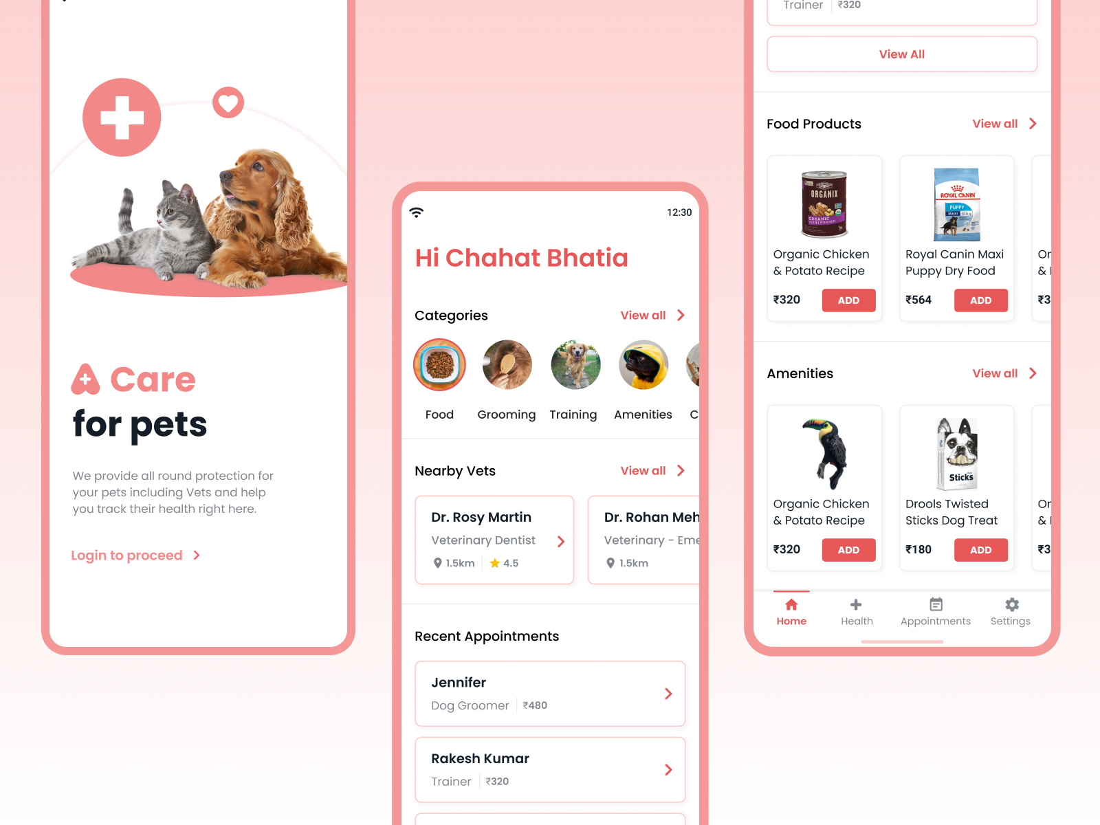 A+ Pets Care by Chahat Bhatia on Dribbble