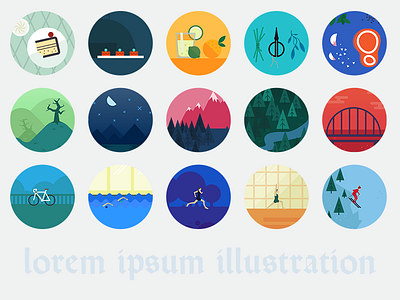 Lorem ipsum illustration