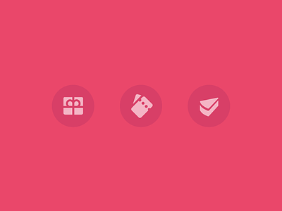 Pink gifts android iconography