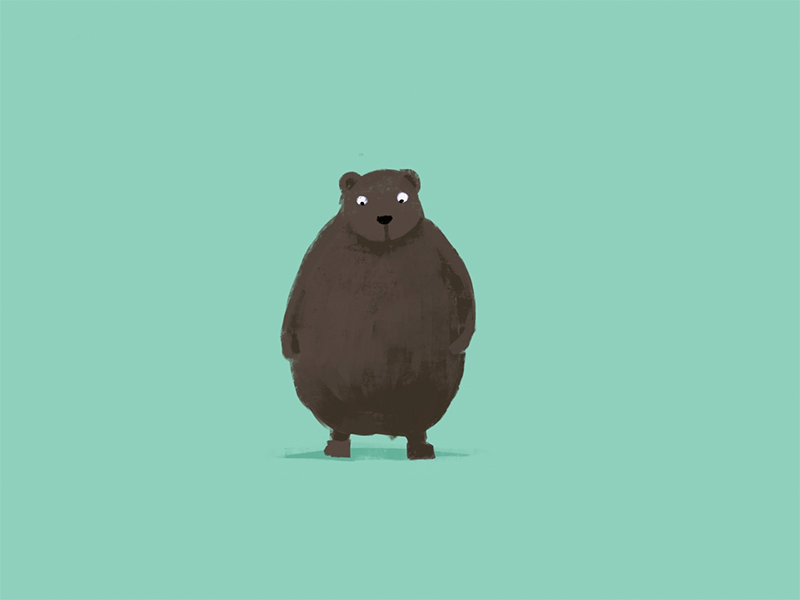 Bear Happens bear illustration ipad app jot touch 4 pro create
