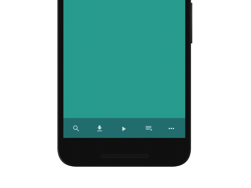 Thumb up! android bar bottom framer navigation pattern