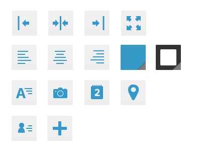 blue android classic icons