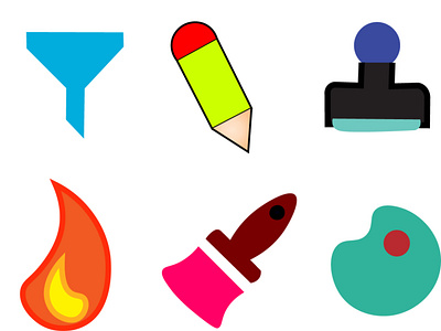 Redraw Icons adobe design icon illustration illustrator minimal vector