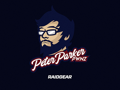 PeterParkerPWNZ branding cartoon logo mascot partner peterparkerpwnz streamer twitchtv