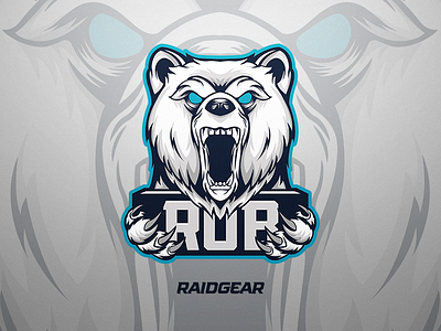 Bear bear branding cartoon debut logo mascot rob