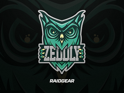 Owl branding cartoon debut logo mascot owl zeddly
