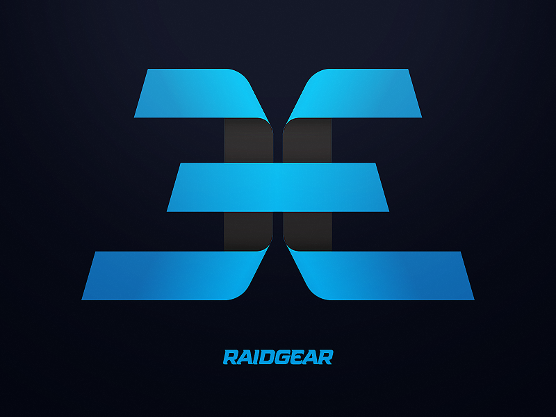 Ever eSports clean black blue chris mitchell logo branding esports ever
