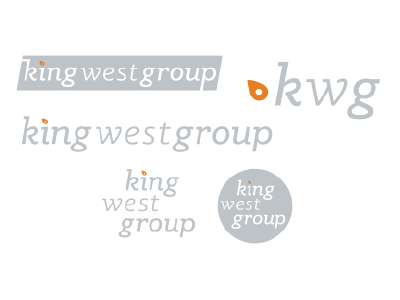 King West Group Logo designs branding graphic design king west logo design print design toronto