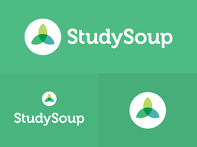 StudySoup Logo and Icon design on green branding flat design icon logo studysoup