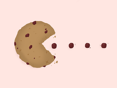 Pac-Man's Favorite Food design digital food graphic design illustration illustrator ipad pro pac-man pastel procreate
