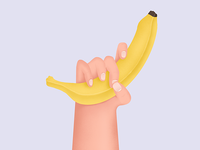 Ap-peel-ing banana bananas branding design digital fruit graphic design illustration illustrator ipad pro melt melting pastel procreate