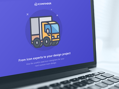 Icon Design landing page