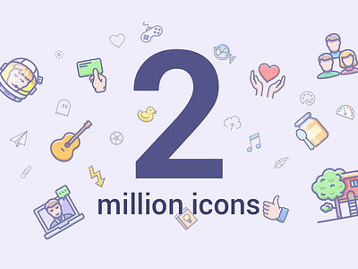 2 million icons landing page iconfinder icons landing page million