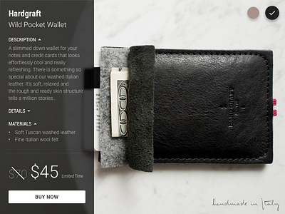 #dailyui #036 - Hardgraft Wallet Super Sale