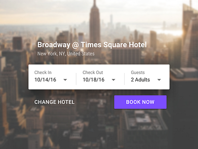 #dailyui #067 - Hotel Booking booking daily ui hotel hotel booking material material booking material design material ui materialui