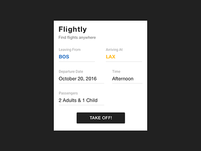 #dailyui #068 - Flight Search daily ui flight booking flight search flights material material design material ui materialui