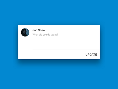 #dailyui #081 - Status Update daily ui material material design material ui materialui status status update update