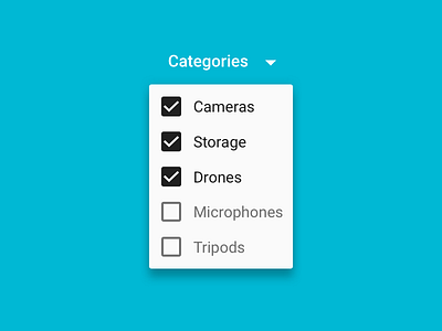 #dailyui #099 - Categories