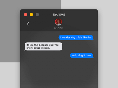 Noti SMS Conversation View app apple apple macos conversation mac app macos menu messages osx pushbullet sms sms view