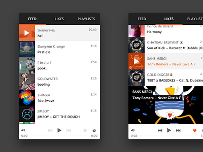 Flat Redesign of Cumulus Soundcloud macOS App