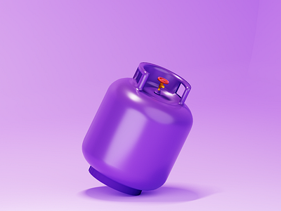 Liquefied Petroleum Gas 3d graphic design