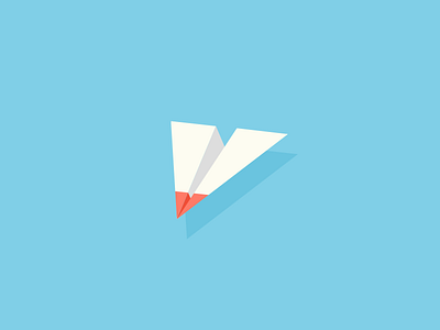 Paper Airplane air airplane flat icon illustration paper plane sticker