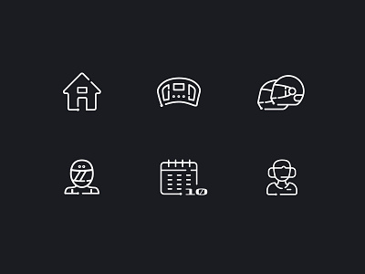 F1 Insights Navigation Icons f1 icon set icons
