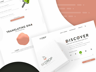 Landing Microbiome Soil homepage homepage design landing design landing page landing page concept startup ui ux ux design