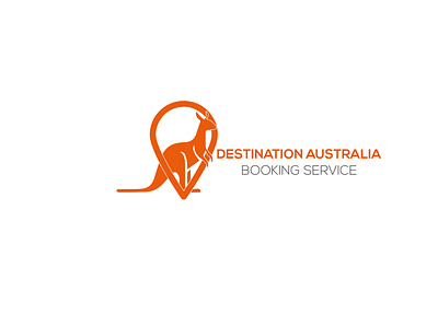 destination australia graphics illustration kengaru location app logodesign