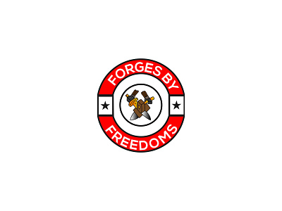 forges by freedoms agriculture logo graphics illustration logodesign