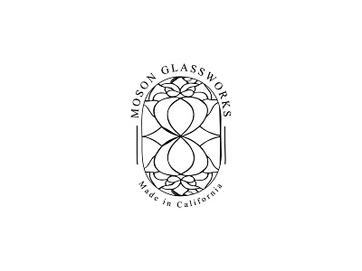 MOSON GLASSWORKS2 graphics illustration logodesign mirror