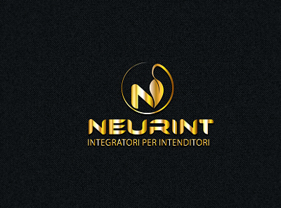 NEURINT graphics illustration leaf logo logodesign n letter logo