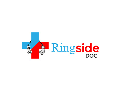 RINGSIDE doc boxing doctor graphics illustration logodesign