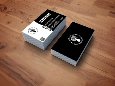 Bottle Tree Cafe business card graphics logodesign photoshop