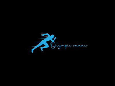 runner logo 01 graphics illustration logodesign olympic runner runner logo