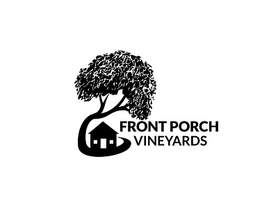 FRONT PORCH VINEYARDS 01 graphics illustration logo logodesign