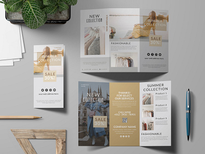 Fashion trifold design brochure fashion fashion trifold fiverr flyer graphics illustration trifold