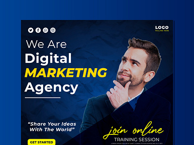 Digital marketing agency social media post