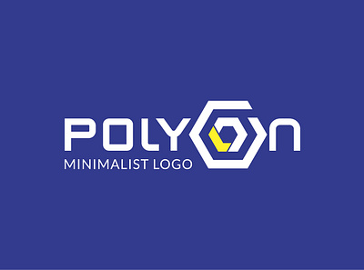 PolyGon logo design brand indentity fiverr graphics logo design minimal logo minimalist logo