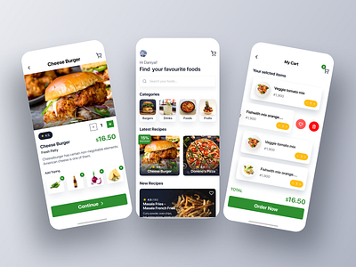 Food Delivery App Minimal UI Design 3dapp app cards clean cleanui colourful dailyui design food graphicdesign minimal minimalism minimalist mobile ui modern trendy ui uiux uxui vibrant