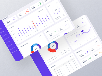 Ecommerce Analytics Admin Dashboard UI