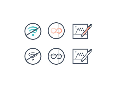 Icon Variations icon illustration linear vector