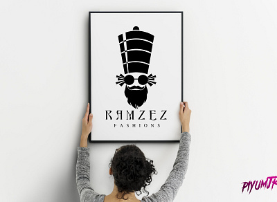 RAMZEZ FASHIONS branding business logo design flat logo logo design