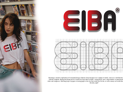 ELBA branding business logo design flat logo logo design